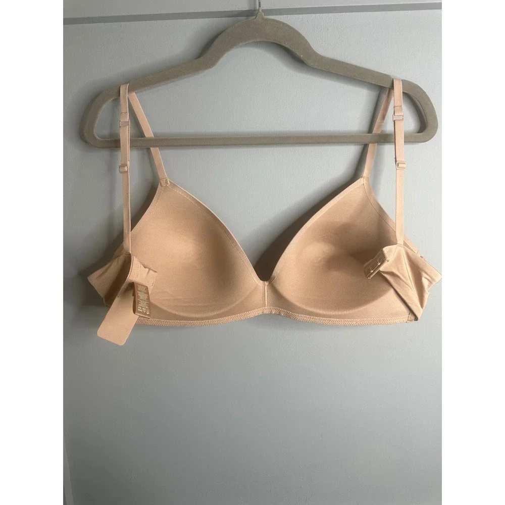 SKIMS 36C Natural Comfort Revolution Underwire Bra Smooth Seamless T-Shirt Bra - Picture 9 of 9